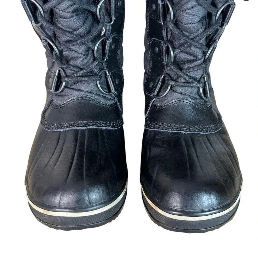 Sorel Boots Womens 6.5 Black Tofino II Faux Fur Lined‎ Waterproof Snow Outdoors